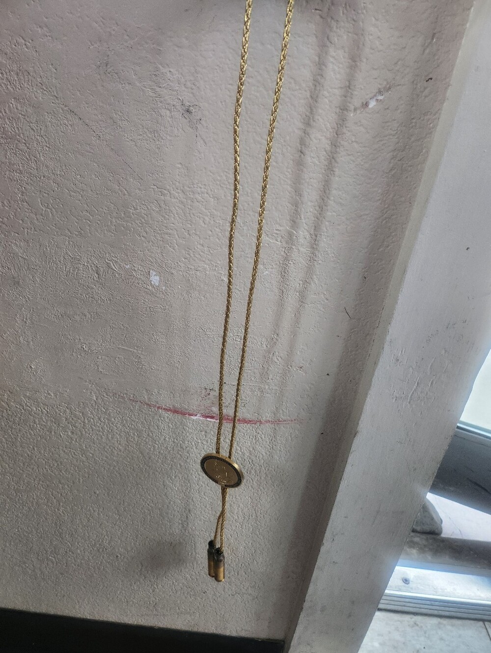 Prayer Hands Native American Made Bolotie With Bullet Shells For The Tips